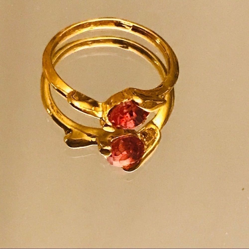 Fashion Rhinestone Birthstone Ring Stackable - Picture 4 of 4